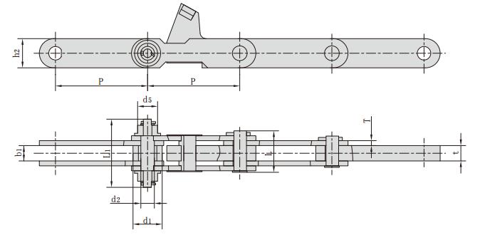 P300F5_<font color='red'>鋼廠</font>用輸送鏈 <font color='red'><font color='red'>鋼廠</font>鏈</font>
