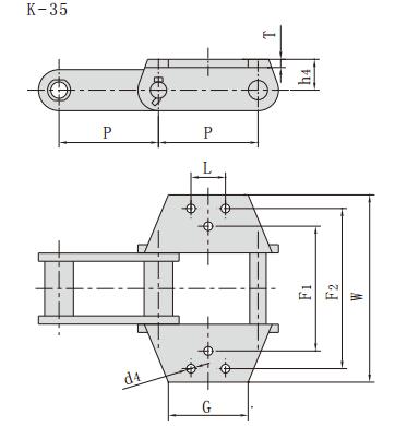 S856F8K3_工程用鋼制<font color='red'><font color='red'>套筒</font>鏈</font>
